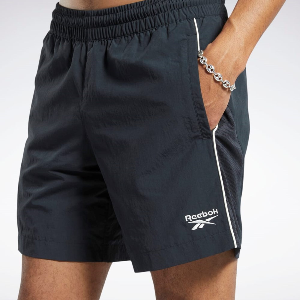 Reebok Classics Vector Shorts Czarne Czarne | WQRI-60514