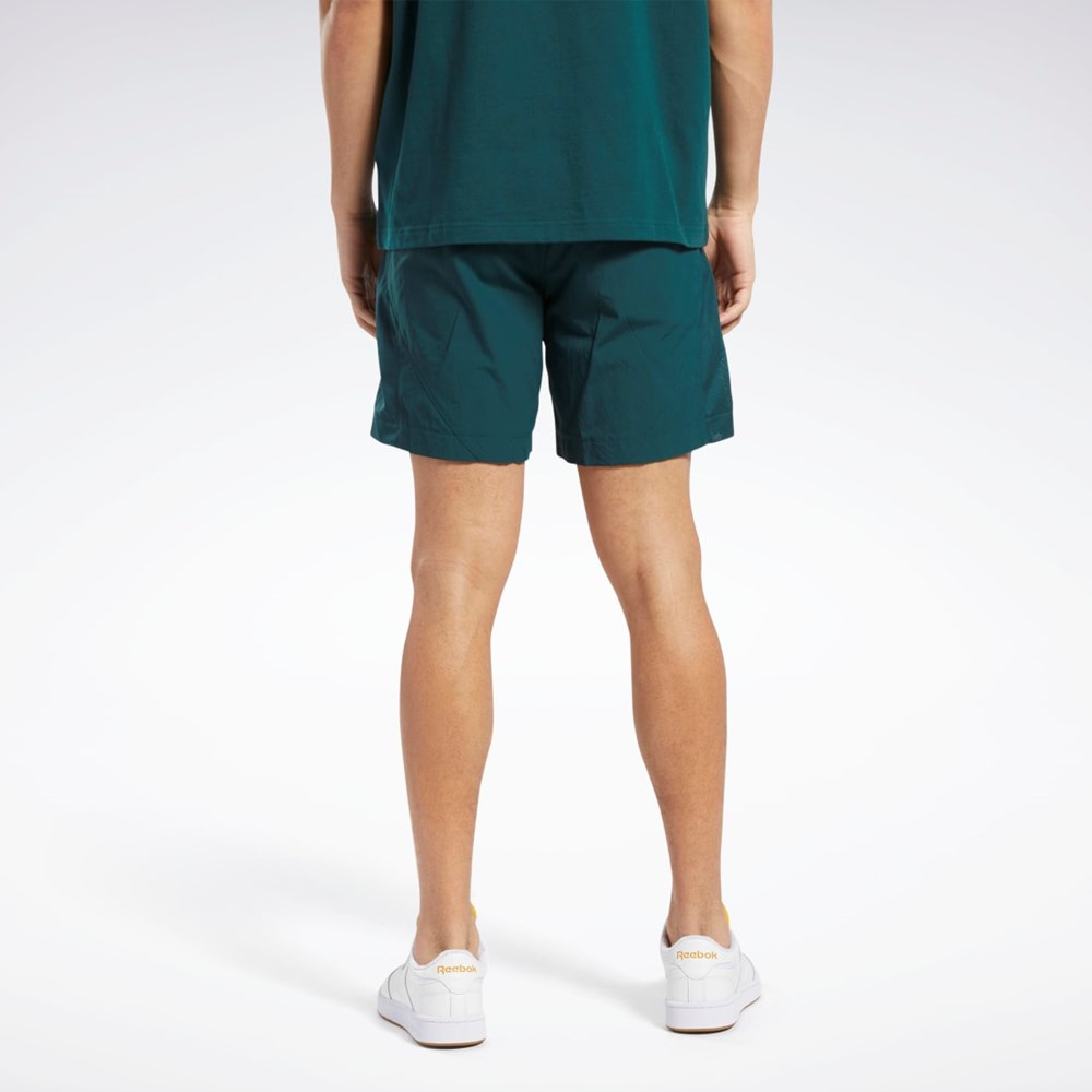 Reebok Classics Vector Shorts Zielone | JZFP-70493