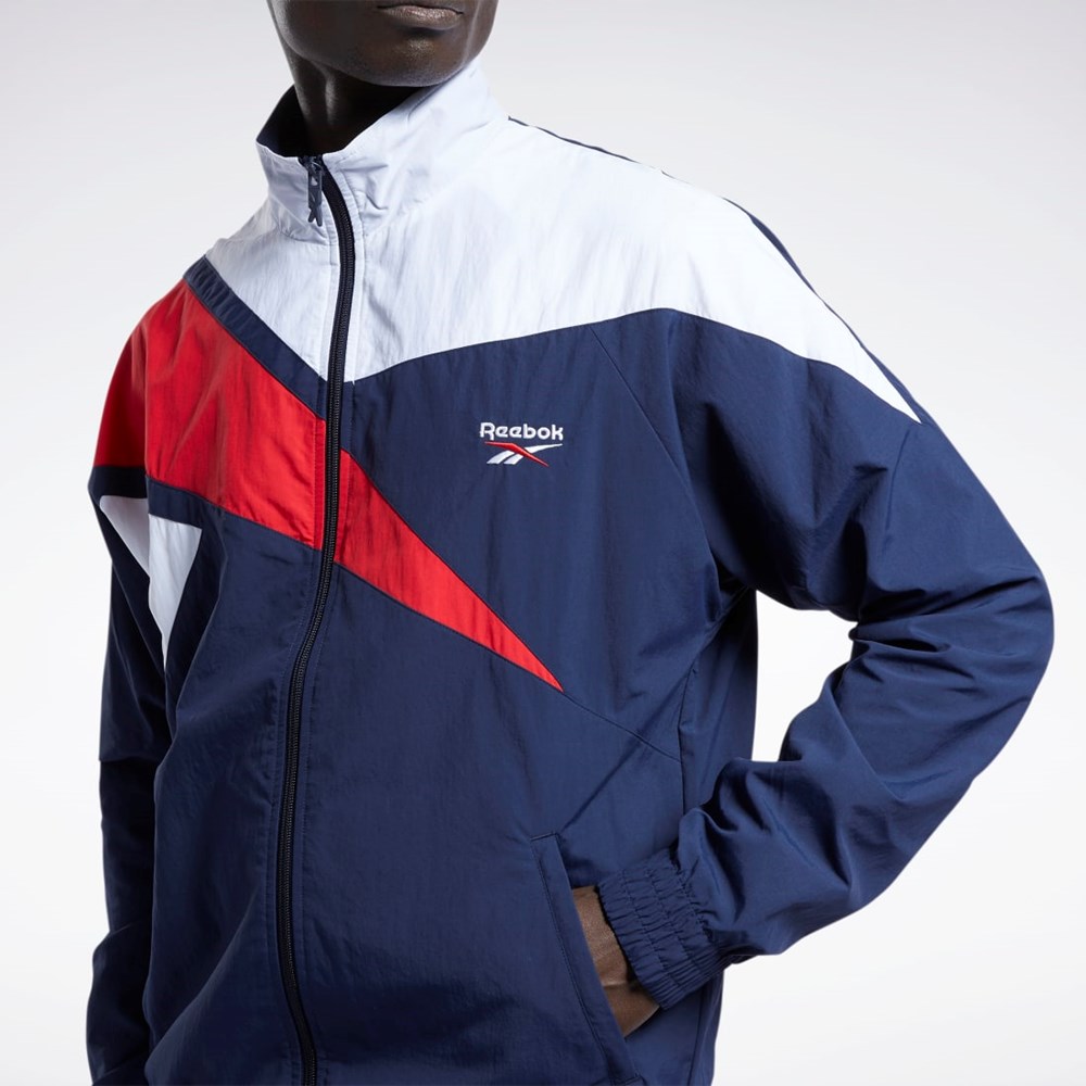 Reebok Classics Vector Track Jacket Granatowe | MAZK-45903