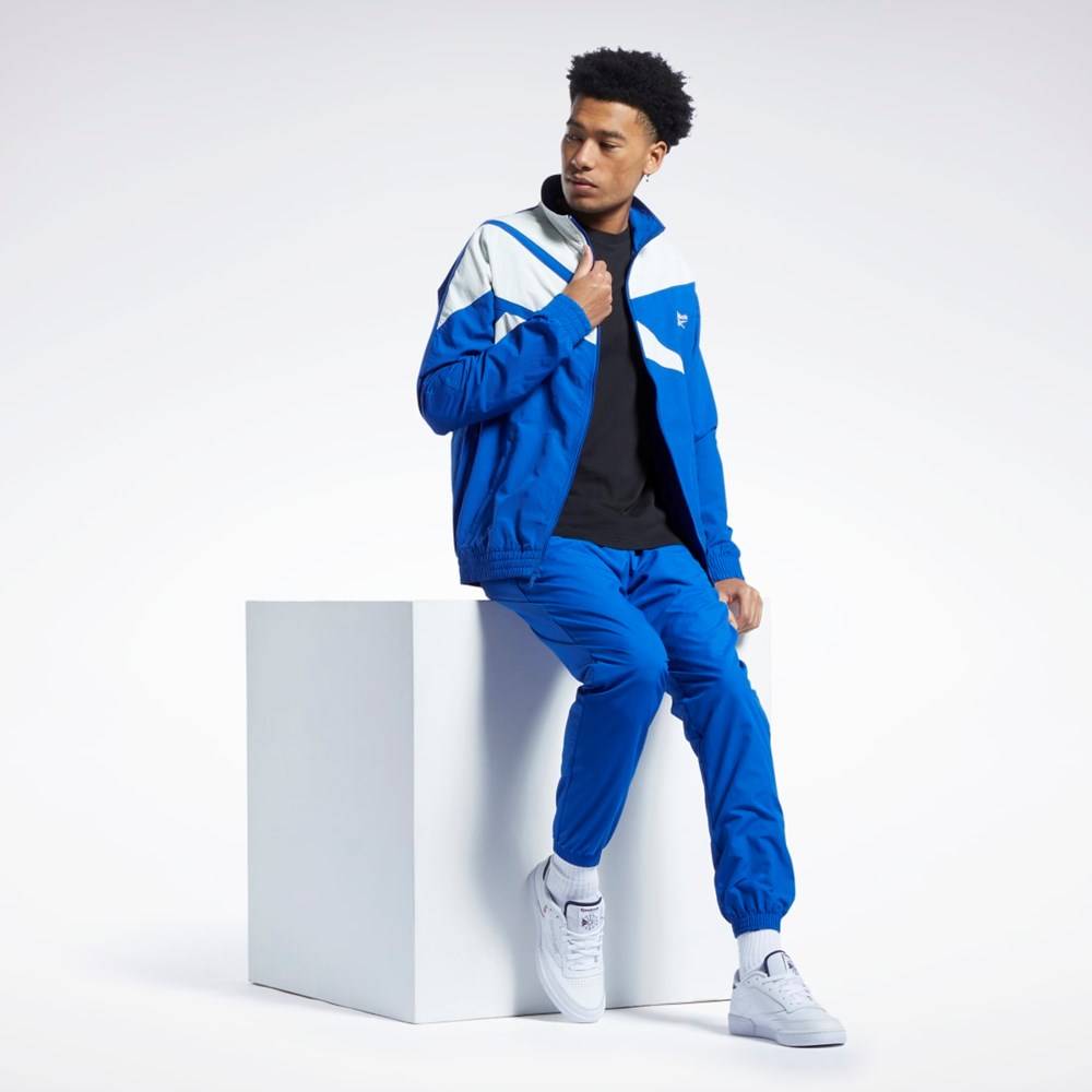 Reebok Classics Vector Track Jacket Niebieskie | PLER-63509