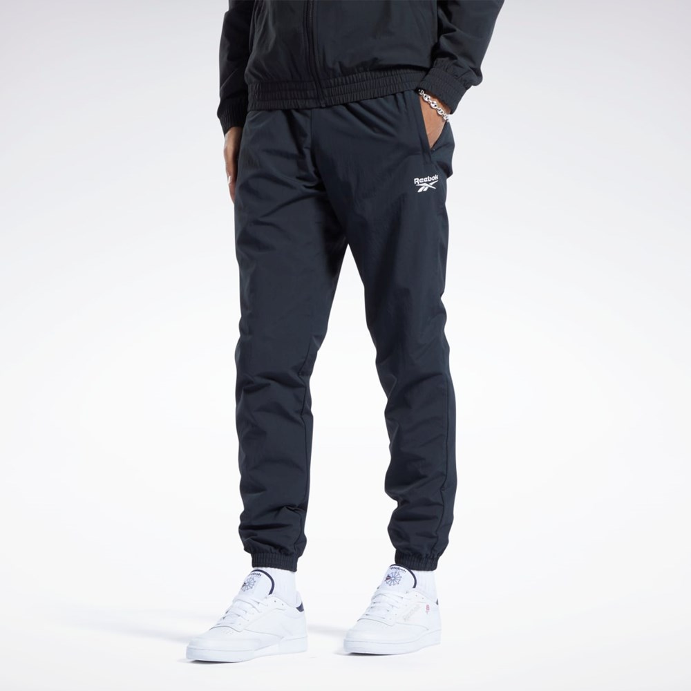 Reebok Classics Vector Track Pants Czarne Czarne | XIWP-74190