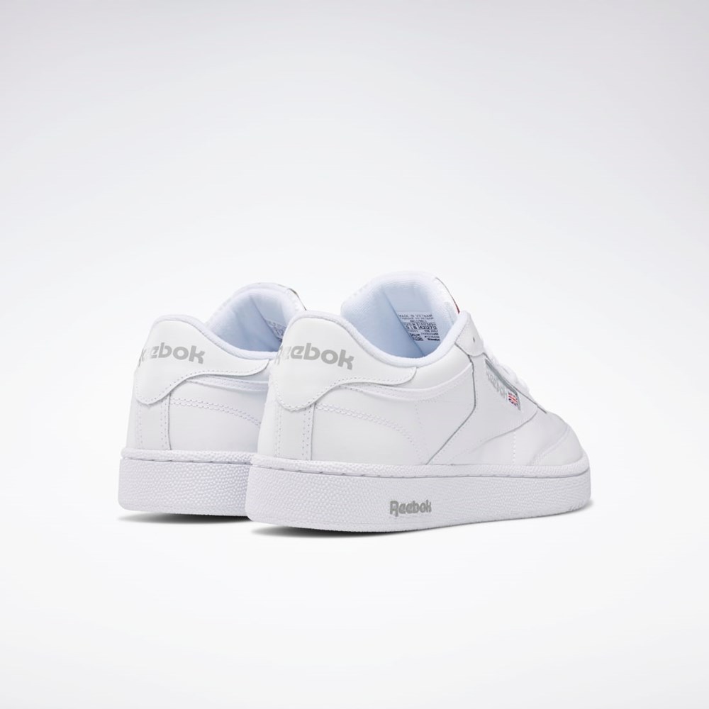 Reebok Club C 85 Shoes Białe Szare | XFEN-59801