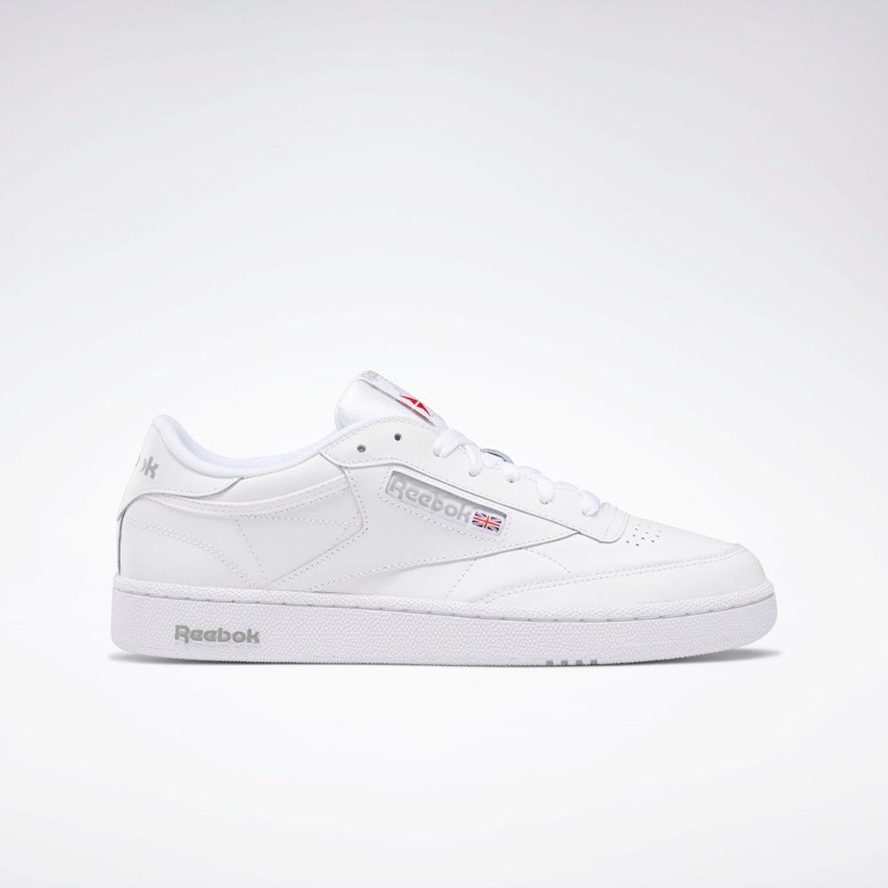 Reebok Club C 85 Shoes Białe Szare | XFEN-59801