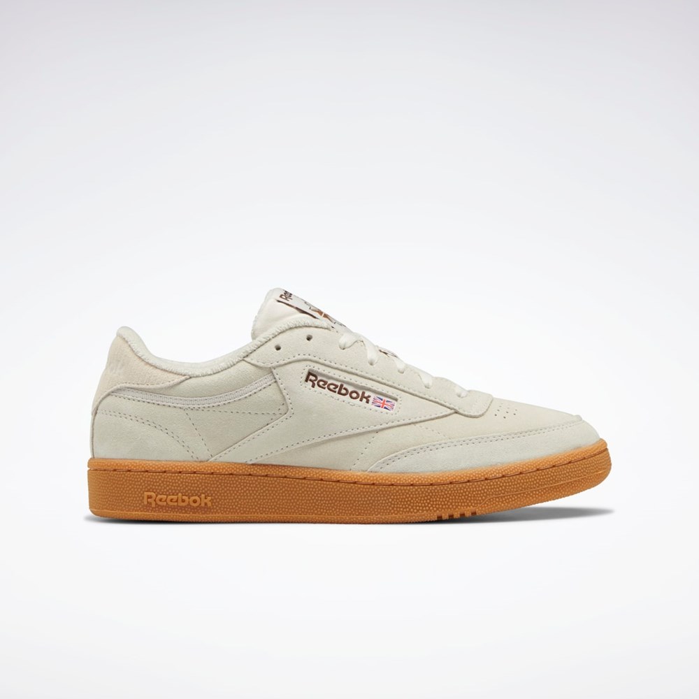 Reebok Club C 85 Shoes Brązowe | IPUX-14809