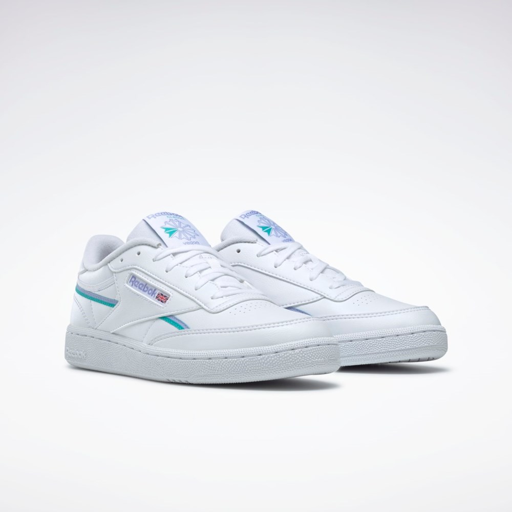 Reebok Club C 85 Wegański Shoes Białe | OBAJ-86910