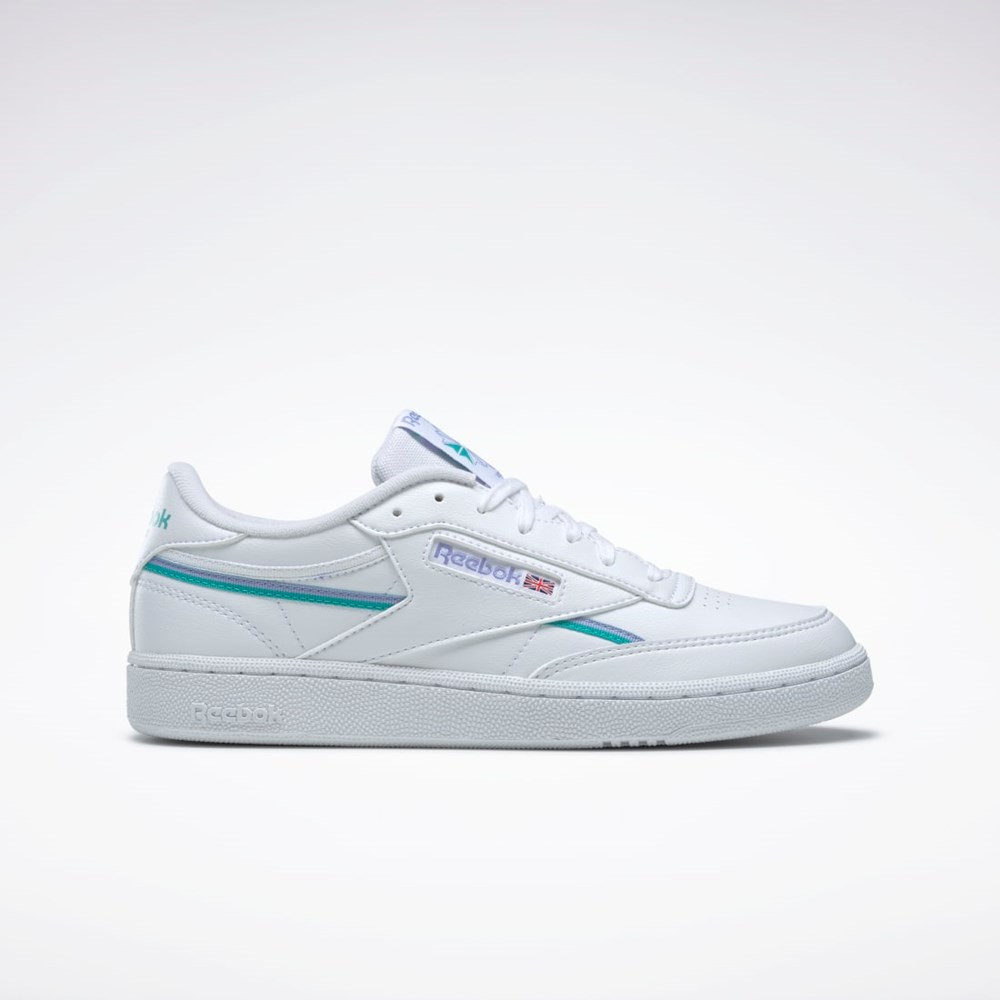 Reebok Club C 85 Wegański Shoes Białe | OBAJ-86910