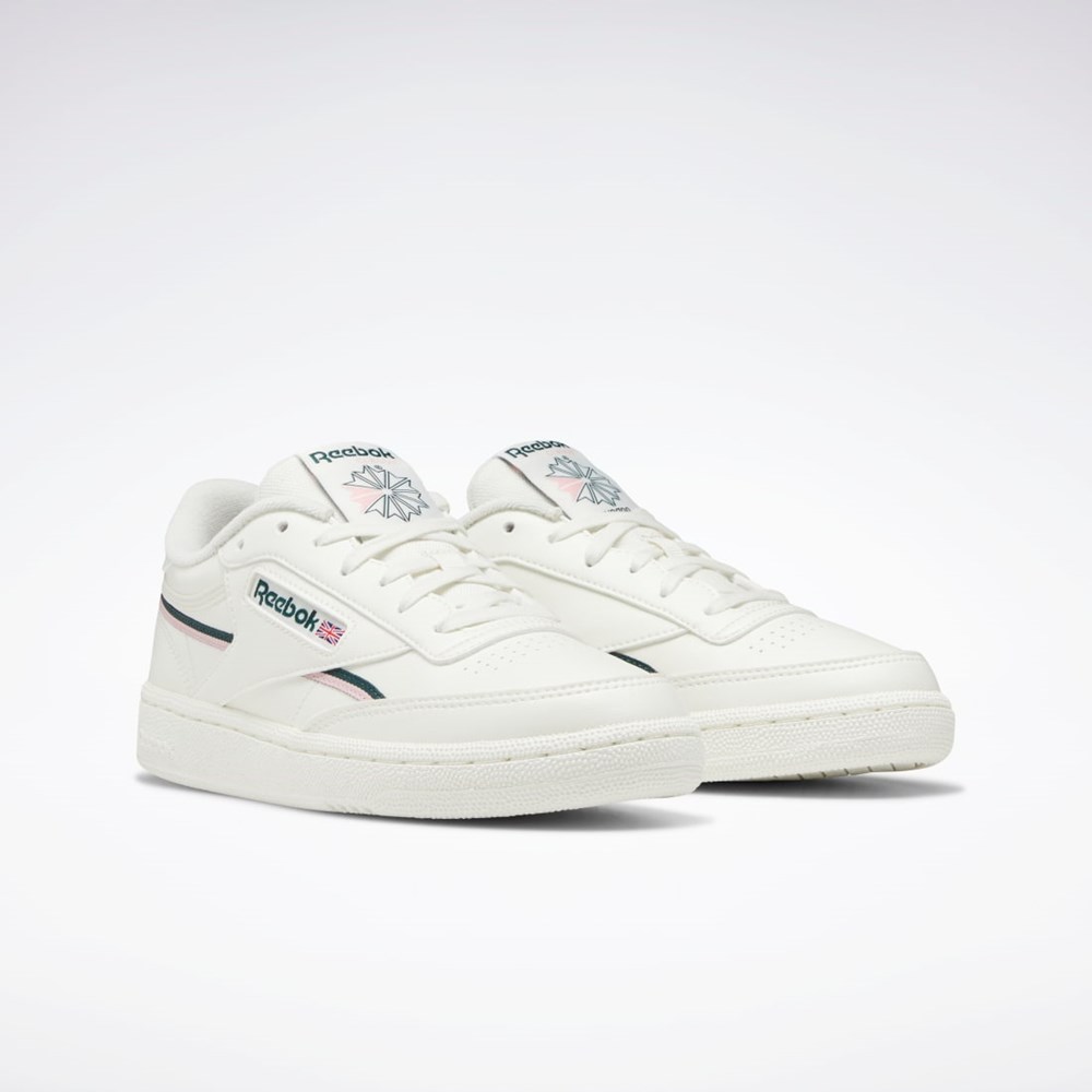 Reebok Club C 85 Wegański Shoes Różowe Zielone | YAPL-59862