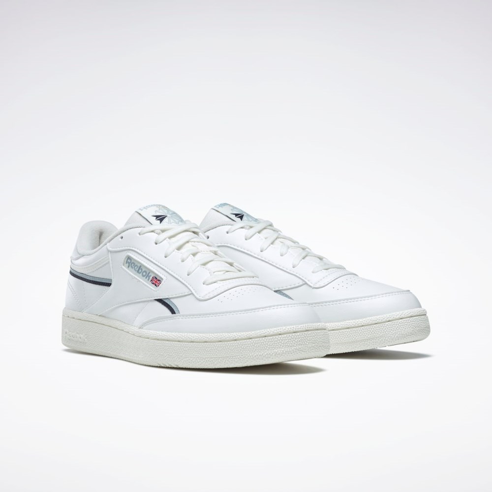 Reebok Club C 85 Wegański Shoes Szare Granatowe | ADPJ-89610