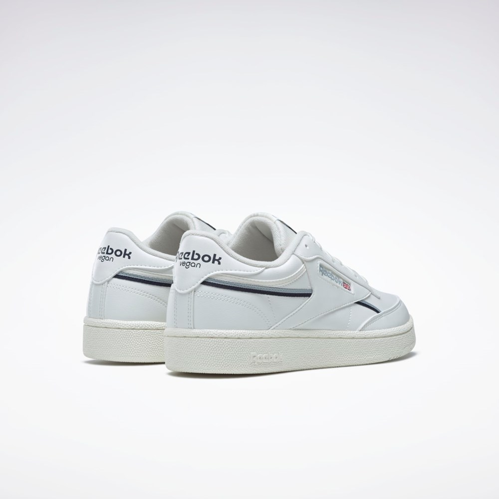 Reebok Club C 85 Wegański Shoes Szare Granatowe | ADPJ-89610