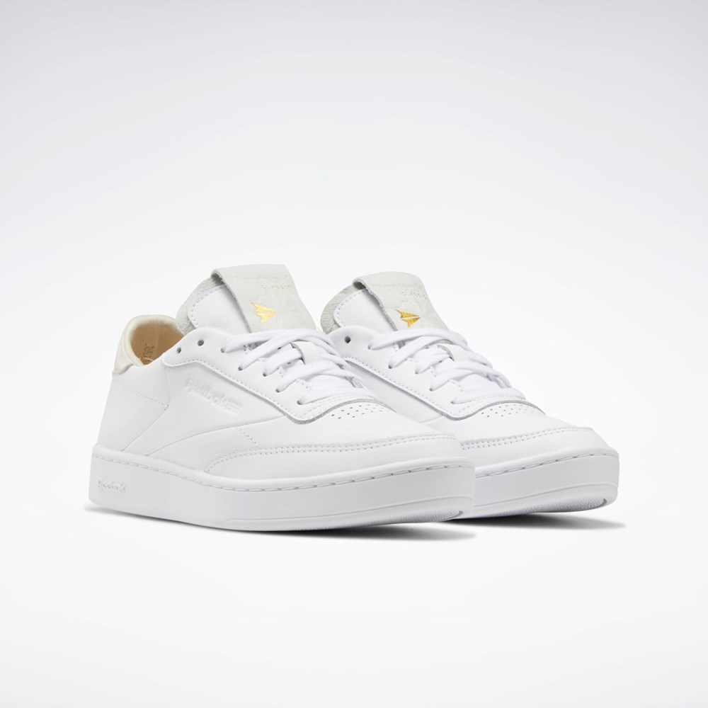 Reebok Club C Clean Shoes Białe Białe | NUAK-59608