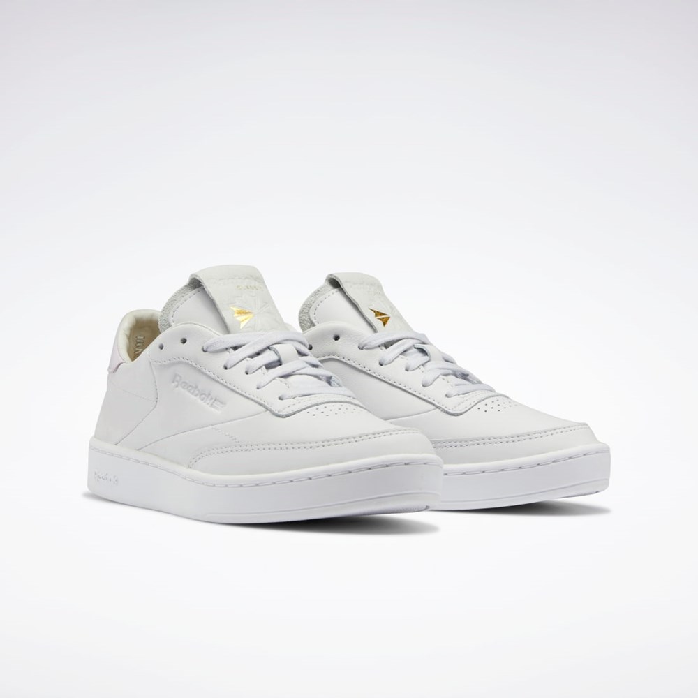 Reebok Club C Clean Shoes Szare Białe | TMAJ-68479