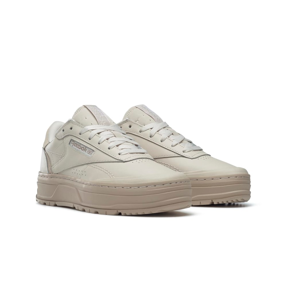 Reebok Club C Double GEO Shoes Beżowe | NEHA-85470