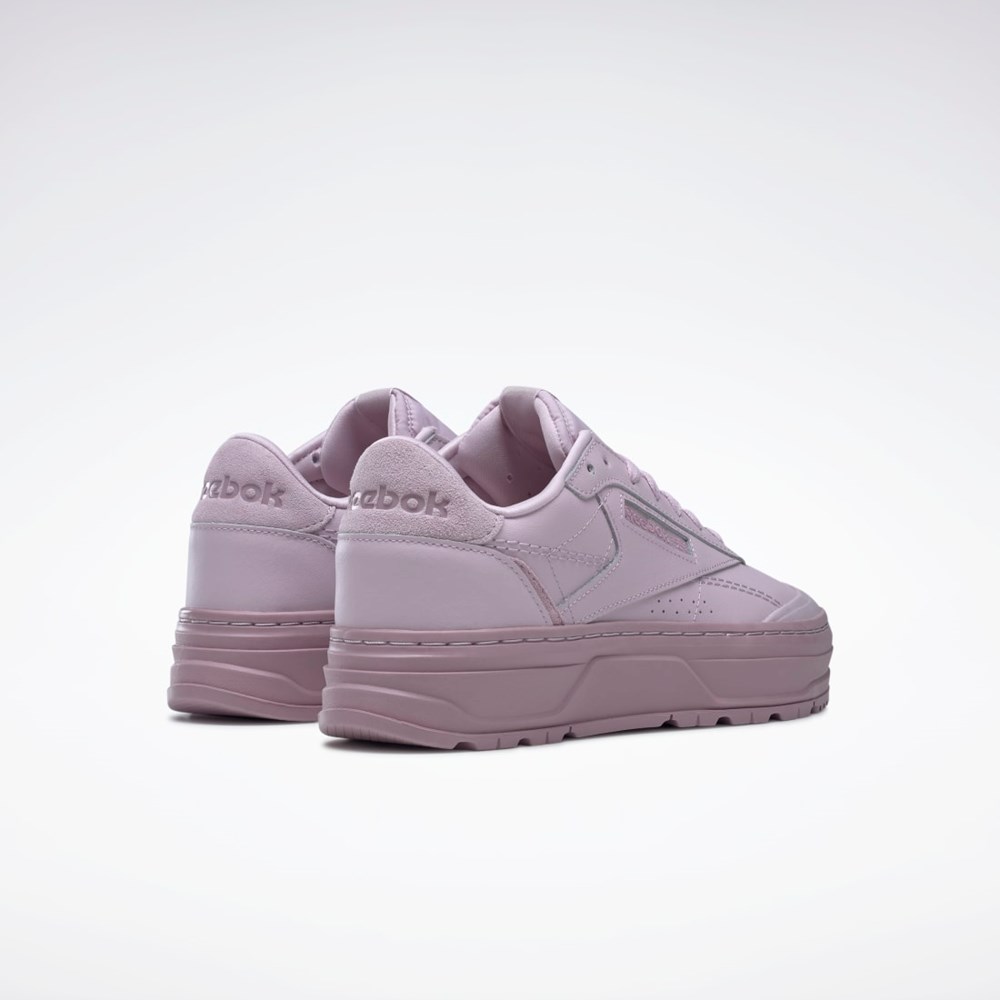 Reebok Club C Double GEO Shoes Fioletowe Fioletowe | XIJB-25436