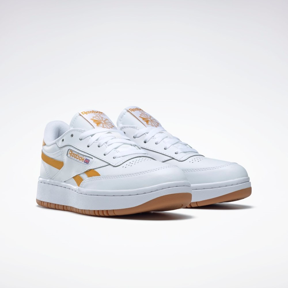 Reebok Club C Double Revenge Shoes Białe | KDFH-26017