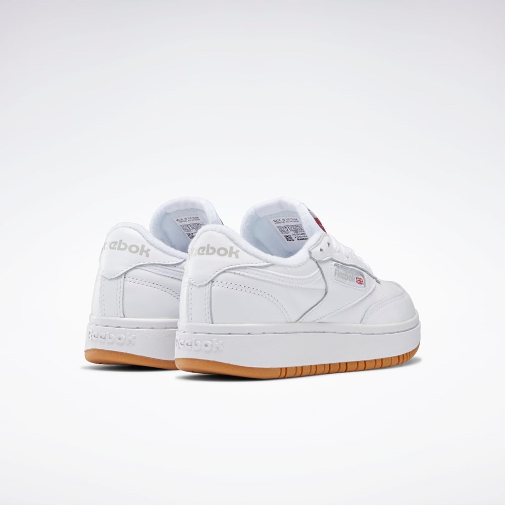 Reebok Club C Double Shoes Białe Białe | YURQ-49215