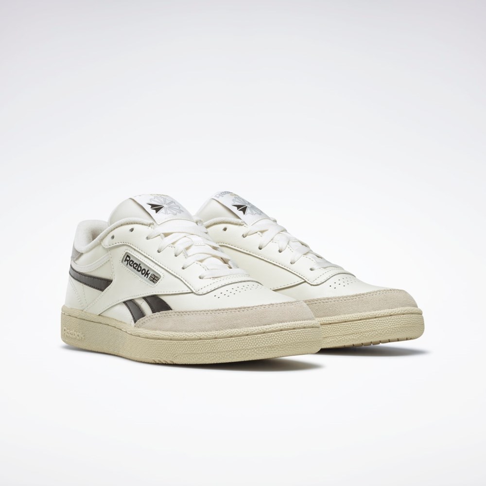 Reebok Club C Revenge Shoes Czarne Szare | HSFQ-28517