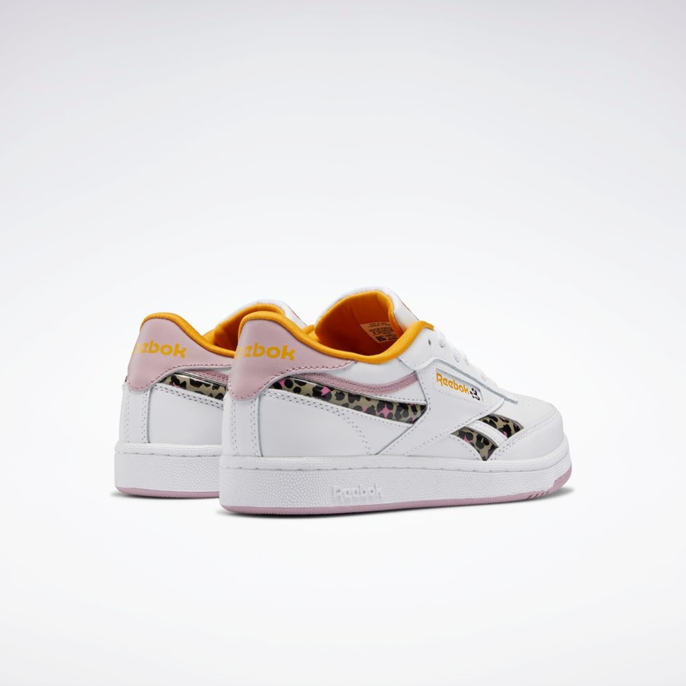 Reebok Club C Revenge Shoes - Grade School Białe | EFIL-72461