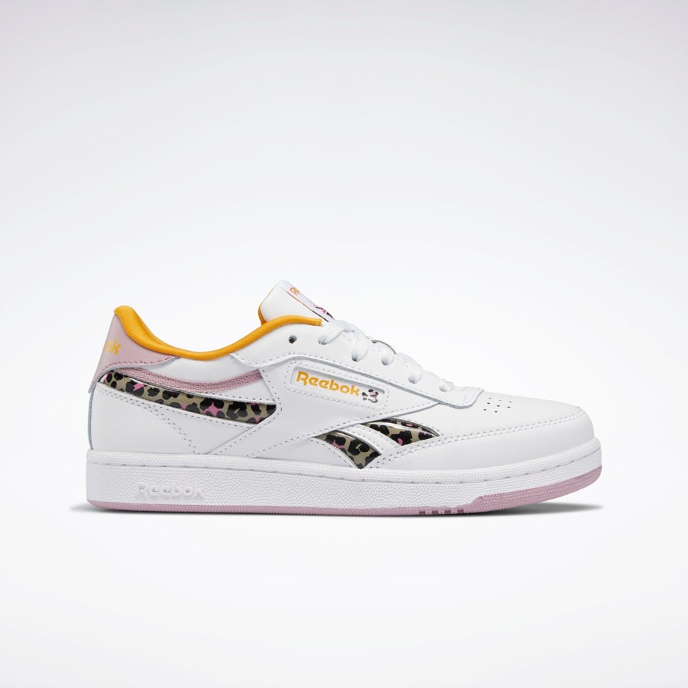 Reebok Club C Revenge Shoes - Grade School Białe | EFIL-72461