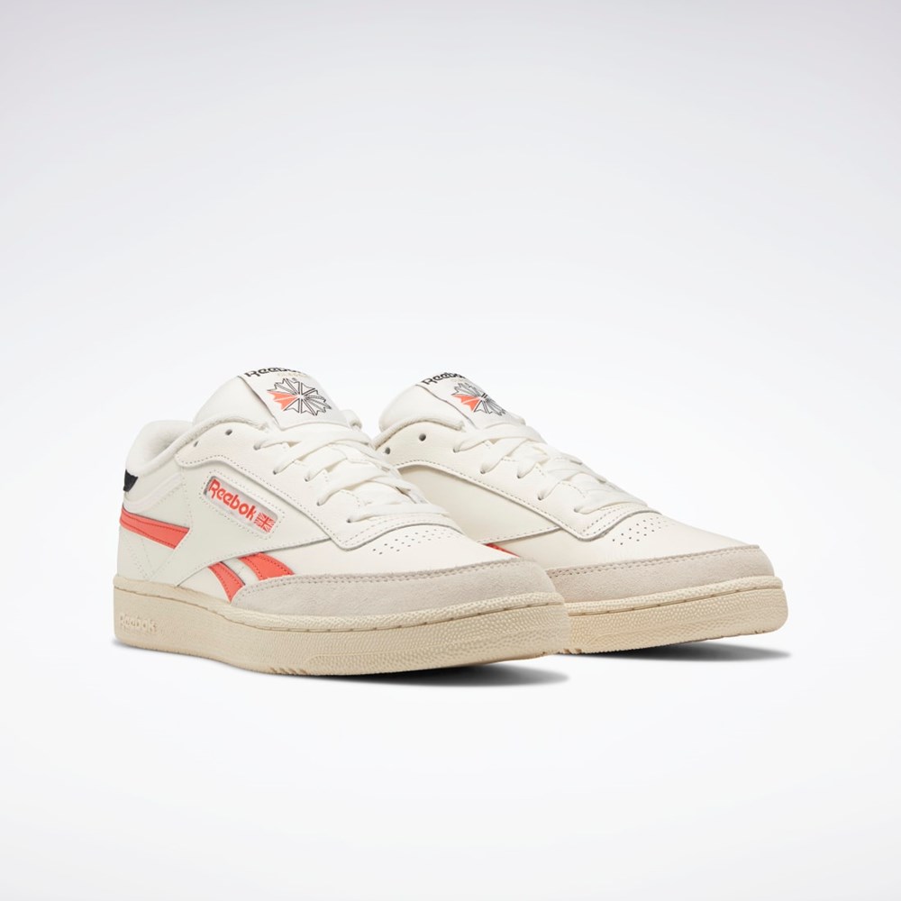 Reebok Club C Revenge Shoes Pomarańczowe Czarne | SUVQ-79681