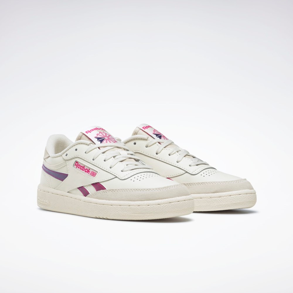 Reebok Club C Revenge Shoes Różowe Fioletowe | ERUD-32768