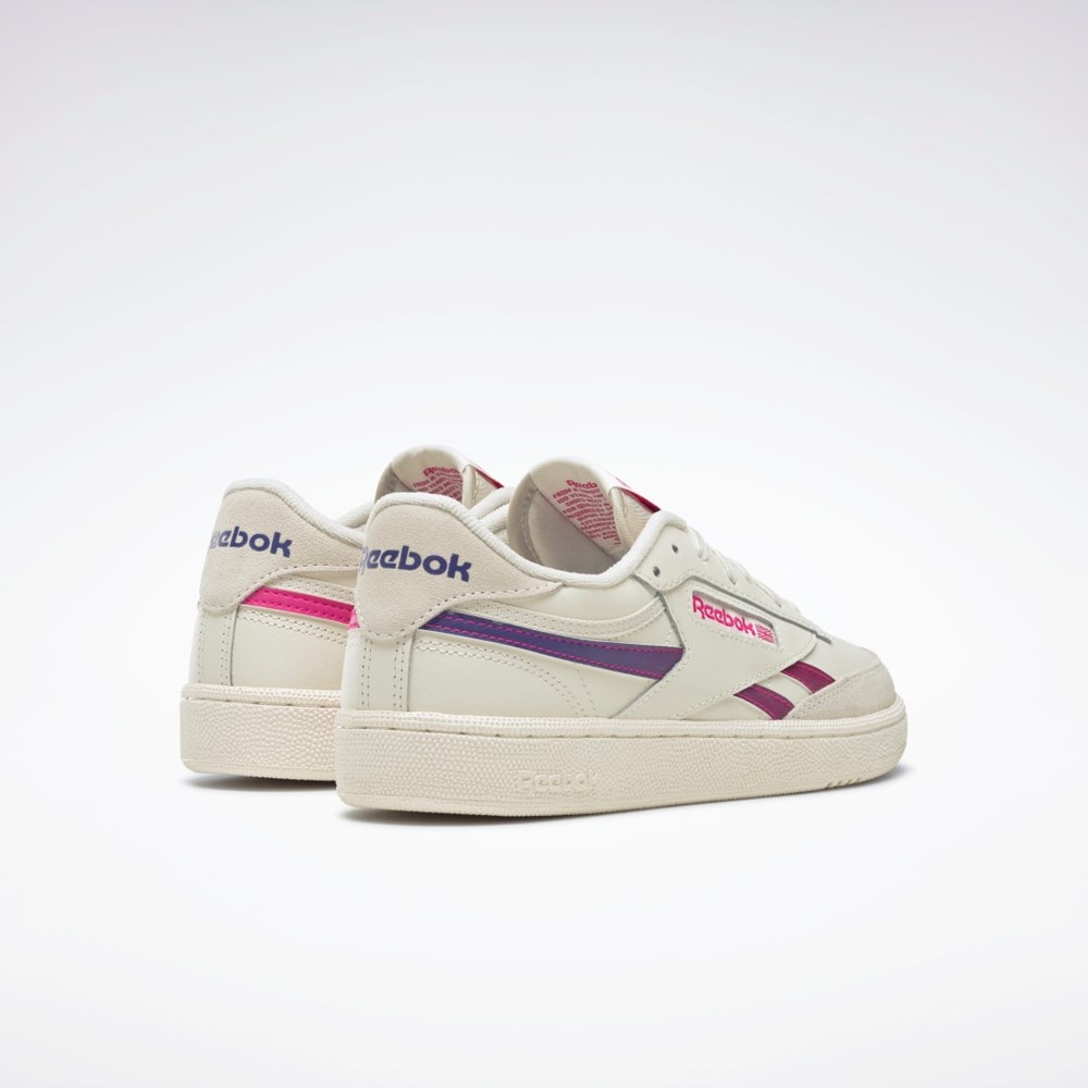 Reebok Club C Revenge Shoes Różowe Fioletowe | ERUD-32768