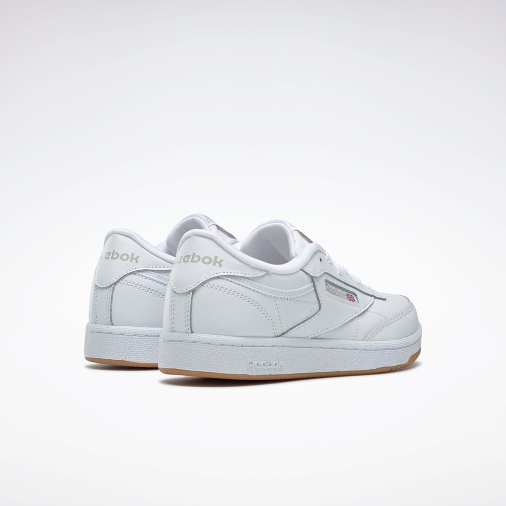 Reebok Club C Shoes - Grade School Białe | EAMG-05821