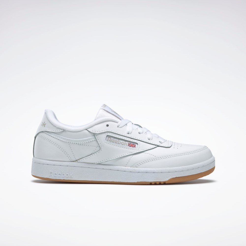 Reebok Club C Shoes - Grade School Białe | EAMG-05821