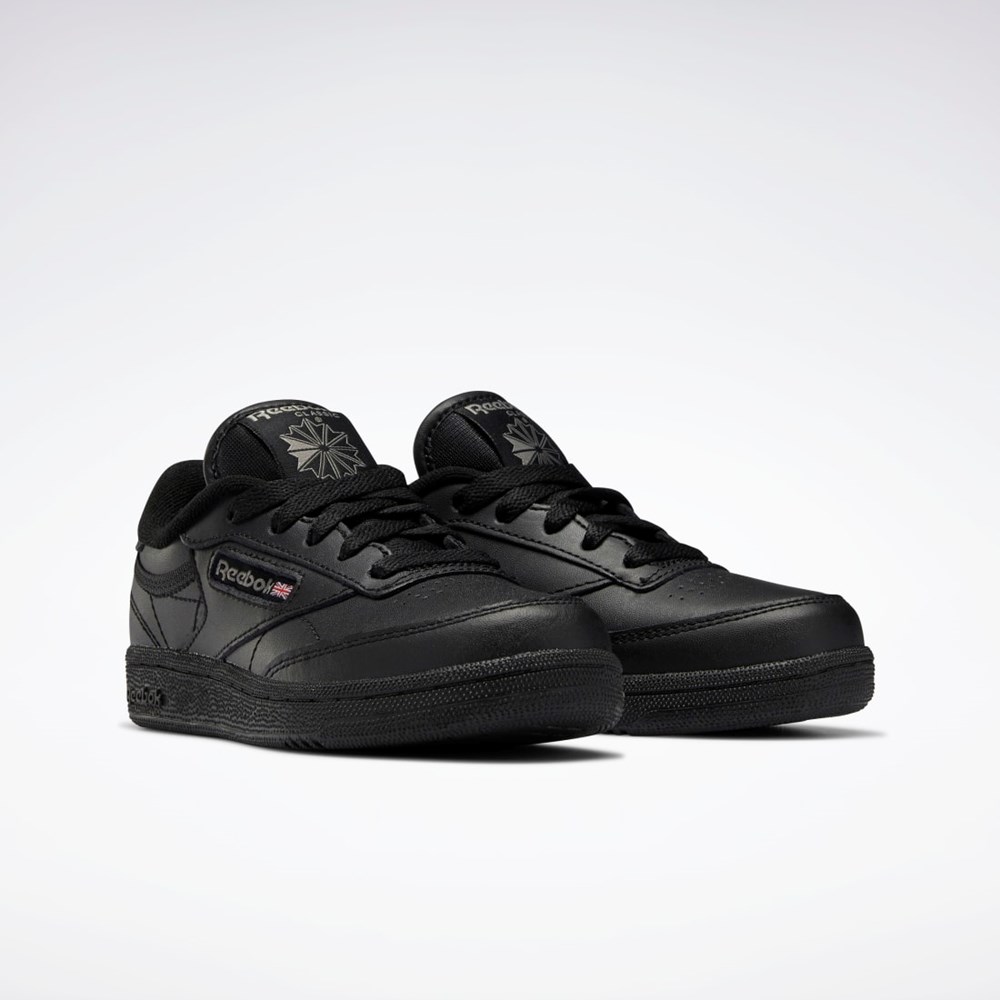 Reebok Club C Shoes - Preschool Czarne | WDBR-90372