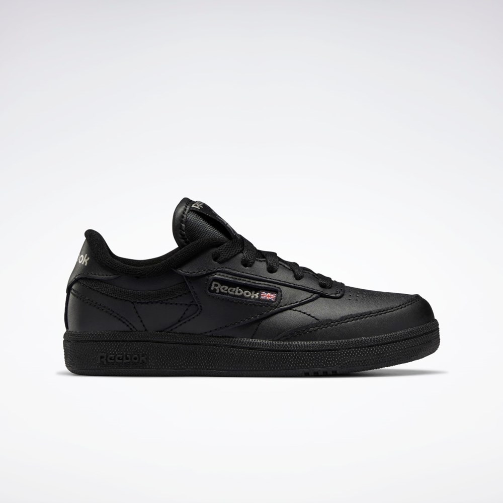 Reebok Club C Shoes - Preschool Czarne | WDBR-90372