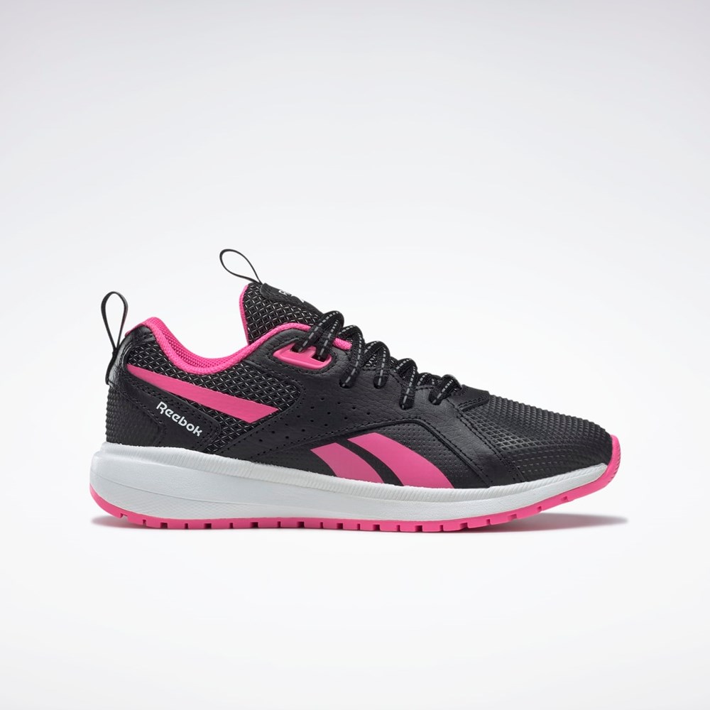 Reebok Durable XT Shoes - Preschool Czarne Różowe Białe | WYEB-38712