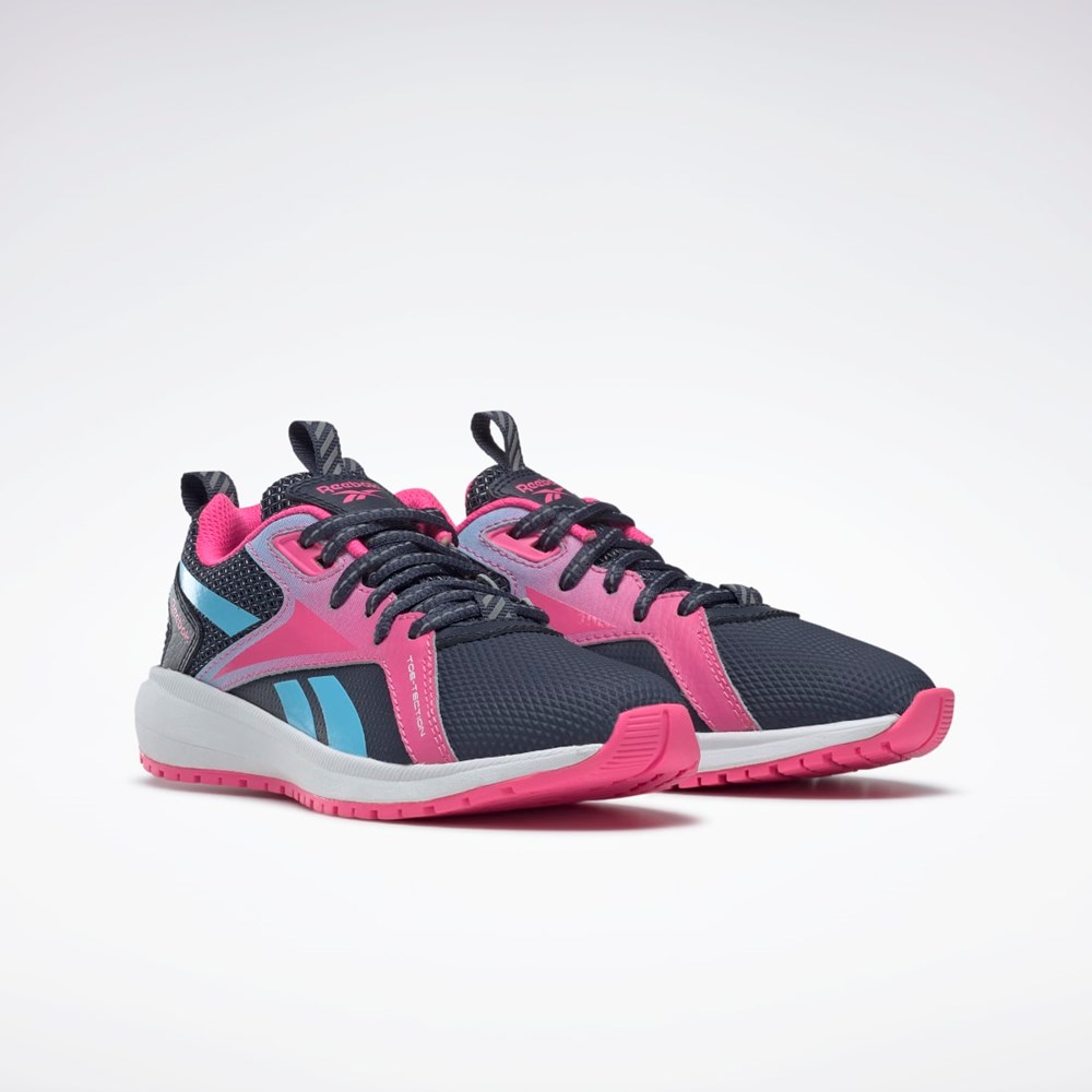 Reebok Durable XT Shoes - Preschool Granatowe Niebieskie Różowe | YICA-90621