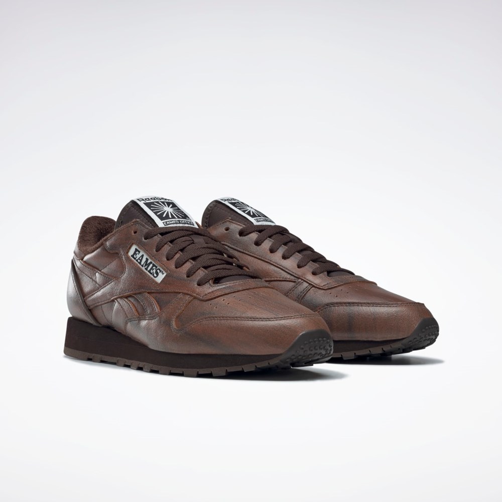 Reebok Eames Classic Leather Shoes Ciemny Brązowe Ciemny Brązowe Ciemny Brązowe | JETF-31865