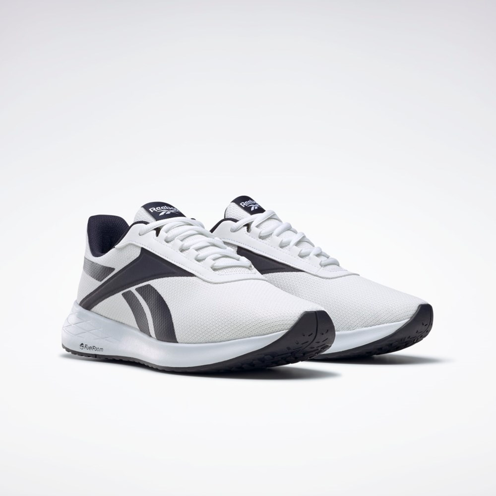 Reebok Energen Plus Biegania Shoes Białe Granatowe Szare | ZGUD-79485