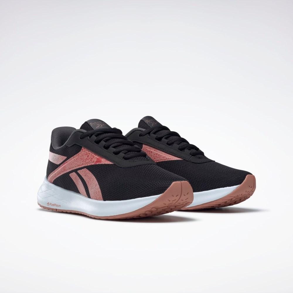 Reebok Energen Plus Biegania Shoes Czarne Koralowe Pomarańczowe | JXTH-49632