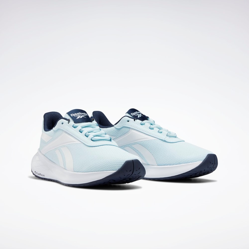 Reebok Energen Plus Biegania Shoes Niebieskie Białe Pomarańczowe | OXGU-08371