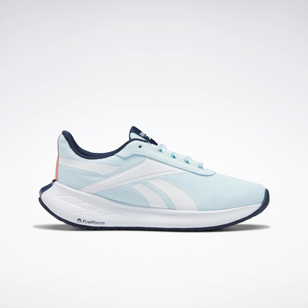 Reebok Energen Plus Biegania Shoes Niebieskie Białe Pomarańczowe | OXGU-08371