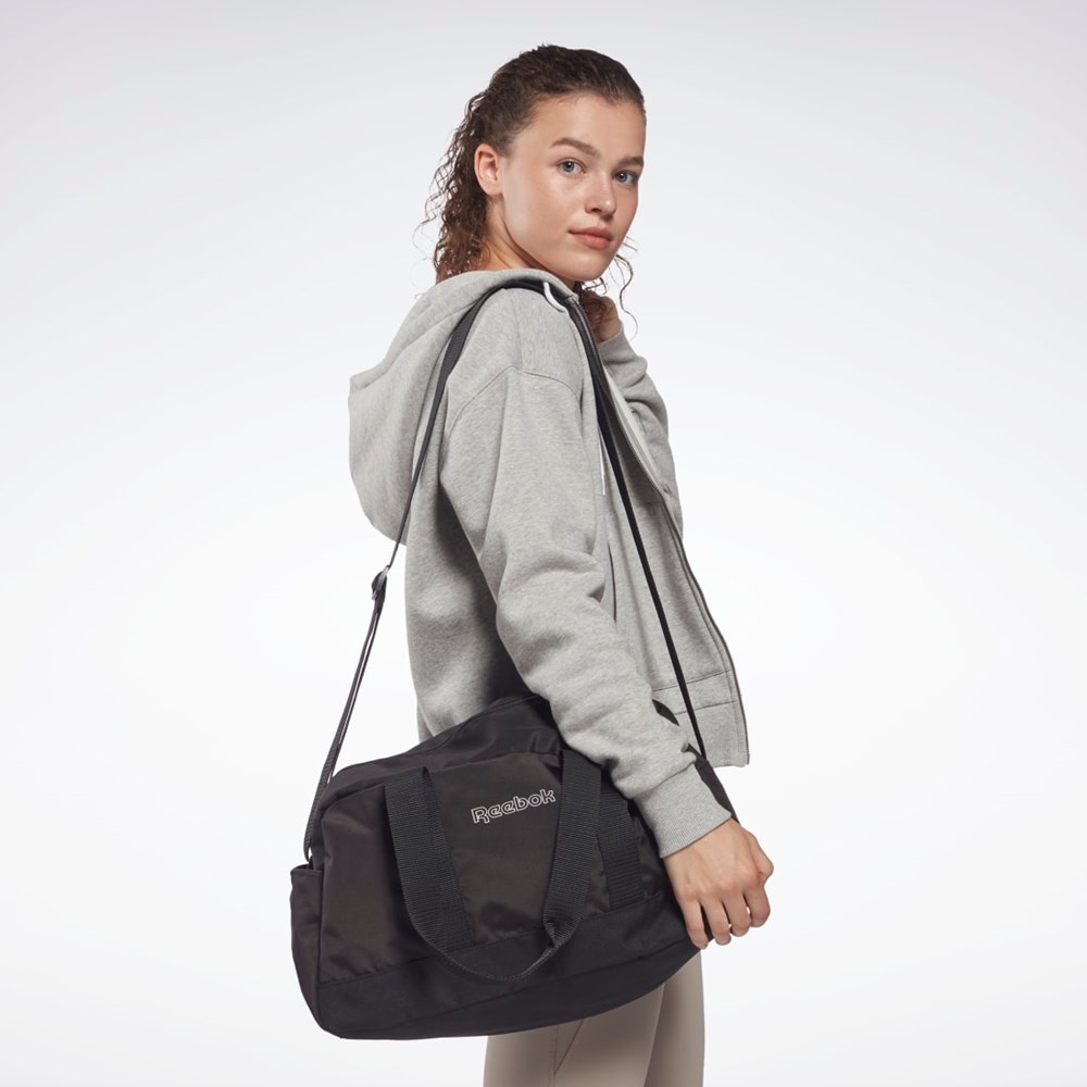 Reebok Essentials Grip Bag Czarne | ZMAX-90746