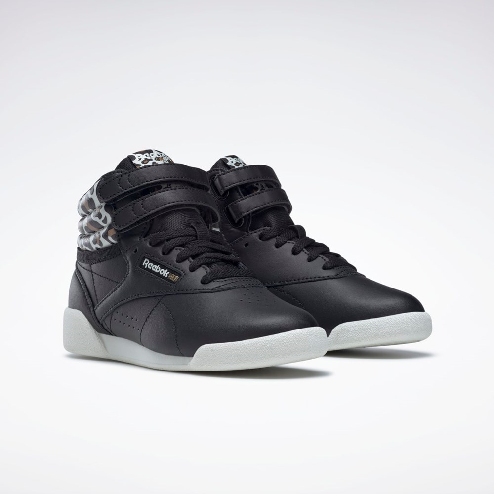 Reebok F/S Hi Shoes - Preschool Czarne Złote | HDYW-63079