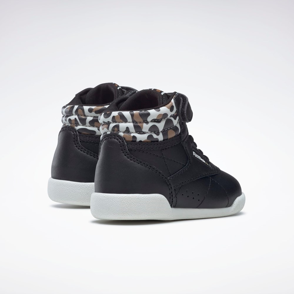 Reebok F/S Hi Shoes - Toddler Czarne Złote | FDIO-98734