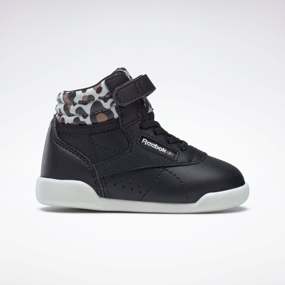 Reebok F/S Hi Shoes - Toddler Czarne Złote | FDIO-98734