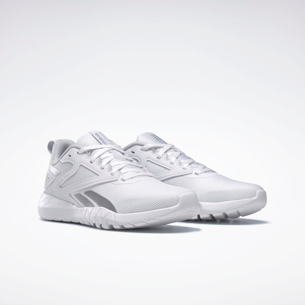 Reebok Flexagon Energy 4 Treningowe Shoes Białe Szare Srebrne | LTHI-17465