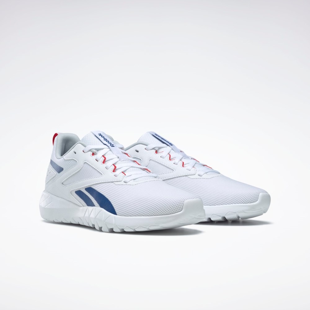 Reebok Flexagon Energy 4 Treningowe Shoes Białe Szare Niebieskie | XVWD-17345