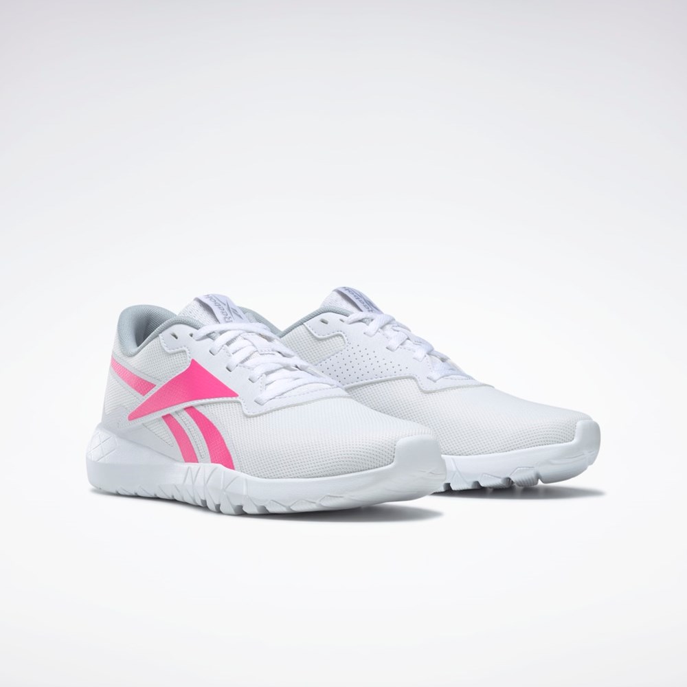 Reebok Flexagon Energy Train 3 Treningowe Shoes Białe Różowe Szare | HKNB-56180