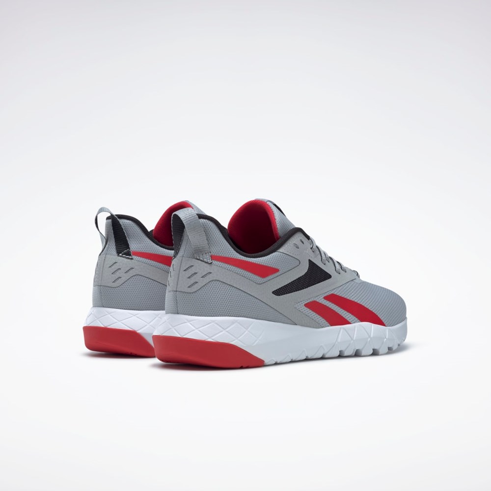 Reebok Flexagon Force 4 Treningowe Shoes Szare Czarne Czerwone | FXCZ-08142