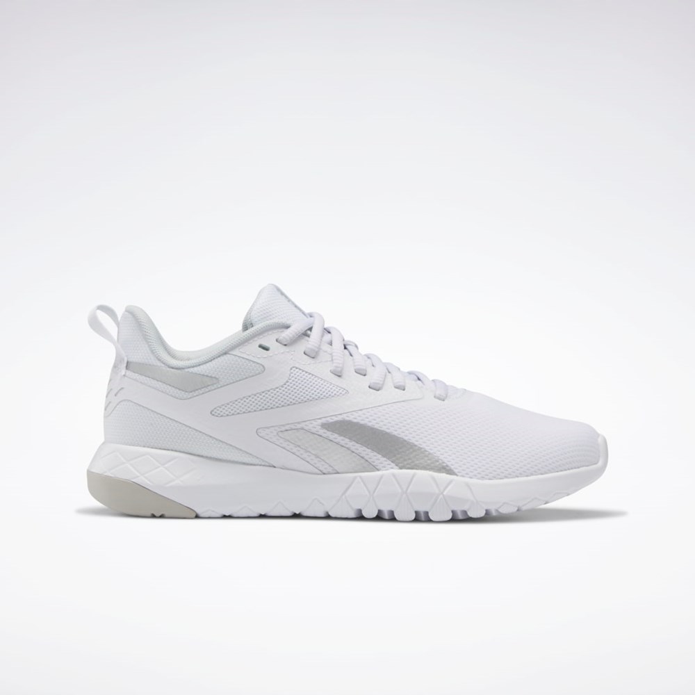 Reebok Flexagon Force 4 Treningowe Shoes Białe Szare Srebrne | JKHG-94871