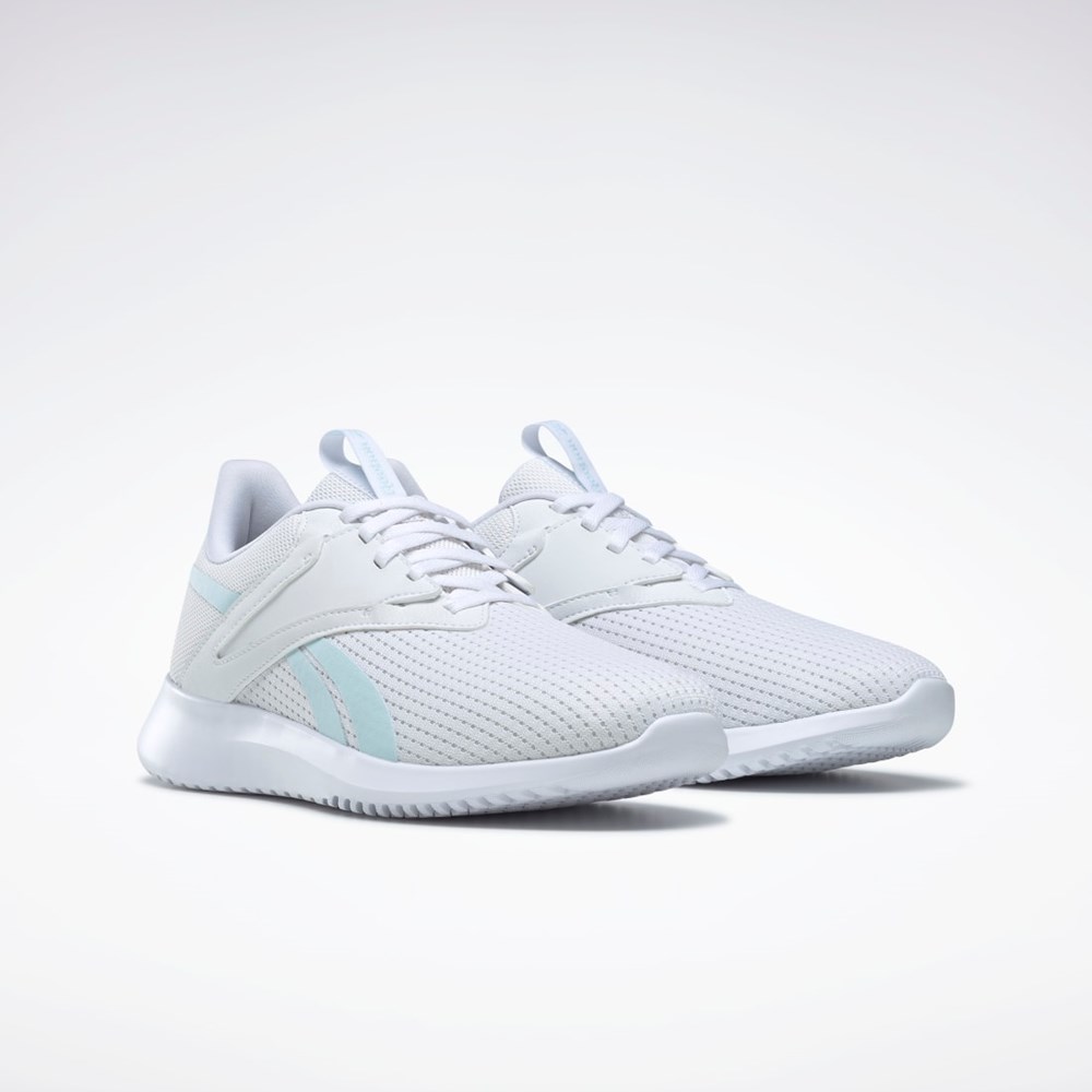 Reebok Fluxlite Treningowe Shoes Białe Niebieskie Białe | EBWY-17234