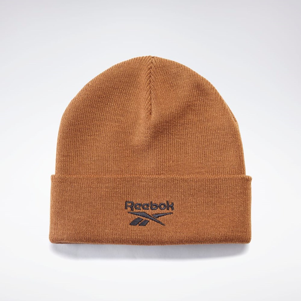 Reebok Foundation Logo Beanie Sepia | IHJL-56230