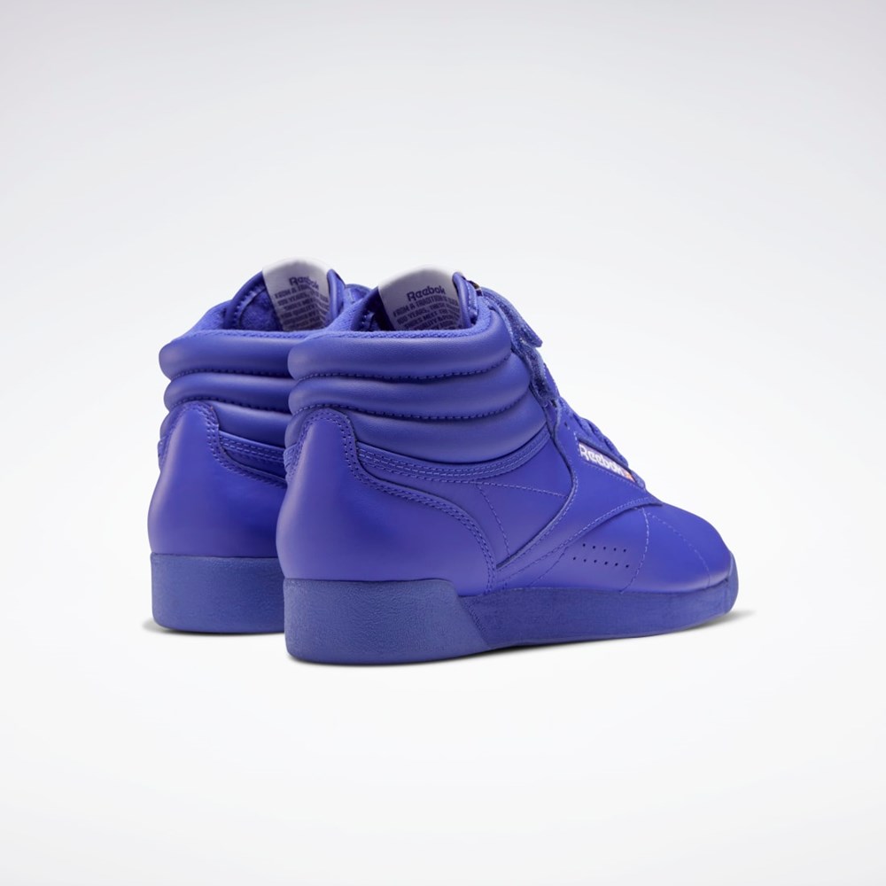 Reebok Freestyle Hi Shoes Fioletowe Fioletowe Białe | LCXB-04396