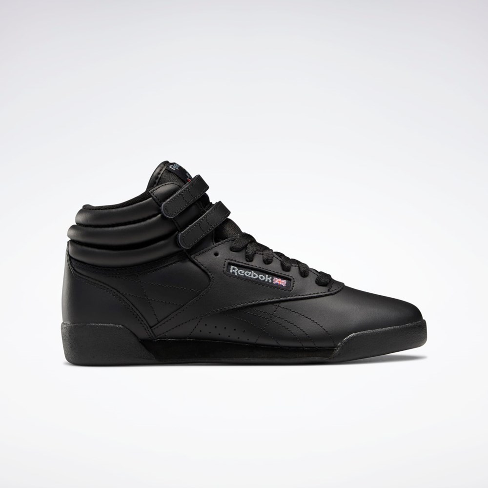 Reebok Freestyle Hi Shoes - Grade School Czarne Szare | QGYX-39608