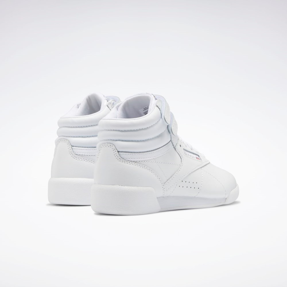 Reebok Freestyle Hi Shoes - Preschool Białe Białe Białe | HOSQ-30419